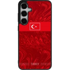 Coque Samsung Galaxy S24+ - Silicone rigide noir Maillot de football Turquie 2026 personnalisable