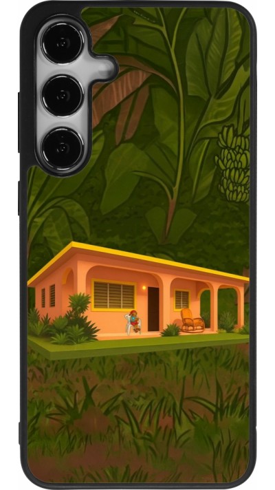 Coque Samsung Galaxy S24+ - Silicone rigide noir Benitos house DTMF