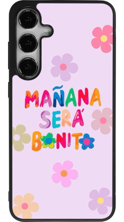 Coque Samsung Galaxy S24+ - Silicone rigide noir Karol G Manana sera bonito