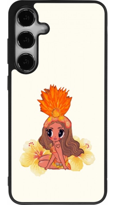 Coque Samsung Galaxy S24+ - Silicone rigide noir Karol G Tropicoqueta