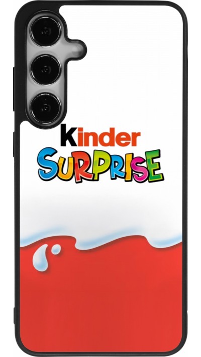 Samsung Galaxy S24+ Case Hülle - Silikon schwarz Kinder Surprise