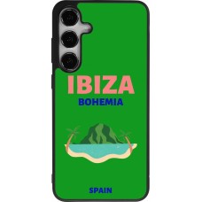 Coque Samsung Galaxy S24+ - Silicone rigide noir Pop Summer Destination Ibiza