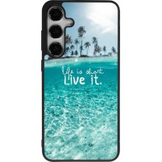 Coque Samsung Galaxy S24+ - Silicone rigide noir Summer 18 24
