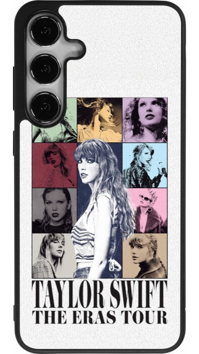 Coque Samsung Galaxy S24+ - Silicone rigide noir Taylor Swift The Eras Tour