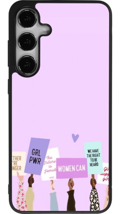 Coque Samsung Galaxy S24+ - Silicone rigide noir Womens day 2026 9