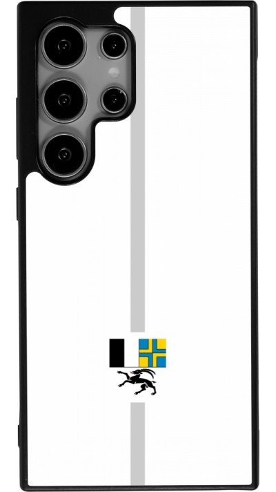 Samsung Galaxy S24 Ultra Case Hülle - Silikon schwarz Kanton GR weiss