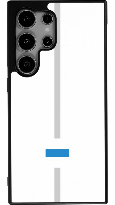 Samsung Galaxy S24 Ultra Case Hülle - Silikon schwarz Kanton ZG weiss