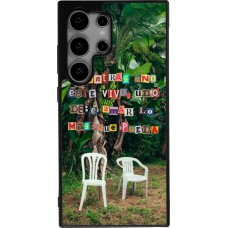 Coque Samsung Galaxy S24 Ultra - Silicone rigide noir Chairs DTMF