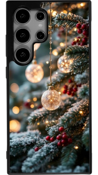 Coque Samsung Galaxy S24 Ultra - Silicone rigide noir Christmas 25 Xmas Decorated Tree