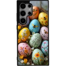 Coque Samsung Galaxy S24 Ultra - Silicone rigide noir Easter 2026 Eggs with bees