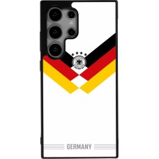 Coque Samsung Galaxy S24 Ultra - Silicone rigide noir Maillot de football Allemagne 2026 personnalisable