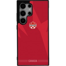Coque Samsung Galaxy S24 Ultra - Silicone rigide noir Maillot de football Canada 2026 personnalisable