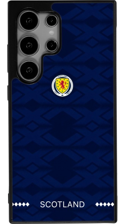 Coque Samsung Galaxy S24 Ultra - Silicone rigide noir Maillot de football Ecosse 2026 personnalisable