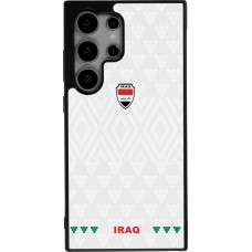 Coque Samsung Galaxy S24 Ultra - Silicone rigide noir Maillot de football Irak 2026 personnalisable