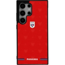 Coque Samsung Galaxy S24 Ultra - Silicone rigide noir Maillot de football Panama 2026 personnalisable