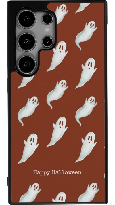 Coque Samsung Galaxy S24 Ultra - Silicone rigide noir Halloween 2025 Pattern of ghosts