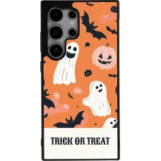 Coque Samsung Galaxy S24 Ultra - Silicone rigide noir Halloween 2025 Trick treat