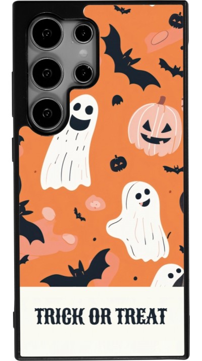 Coque Samsung Galaxy S24 Ultra - Silicone rigide noir Halloween 2025 Trick treat