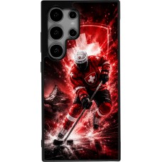 Coque Samsung Galaxy S24 Ultra - Silicone rigide noir Hockey World Championship Player