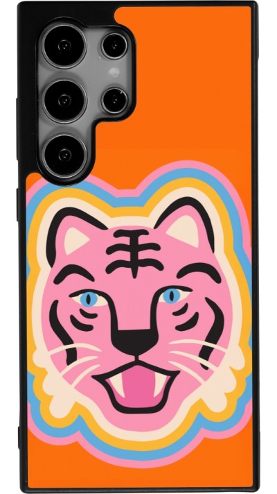 Coque Samsung Galaxy S24 Ultra - Silicone rigide noir Lion colors 2026
