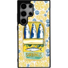 Coque Samsung Galaxy S24 Ultra - Silicone rigide noir Sardines in oil 2026