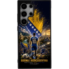 Coque Samsung Galaxy S24 Ultra - Silicone rigide noir Football Bosnie-Herzégovine splash 2026