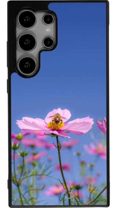 Coque Samsung Galaxy S24 Ultra - Silicone rigide noir Bee on a flower 2026