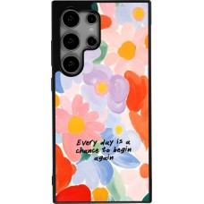 Coque Samsung Galaxy S24 Ultra - Silicone rigide noir Every day is a chance 2026