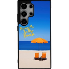 Coque Samsung Galaxy S24 Ultra - Silicone rigide noir Summer 2025 Bring me to the beach