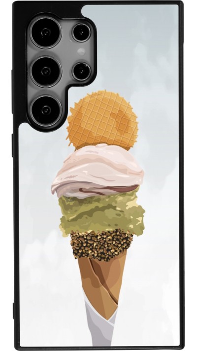 Coque Samsung Galaxy S24 Ultra - Silicone rigide noir Summer 2025 Cornet
