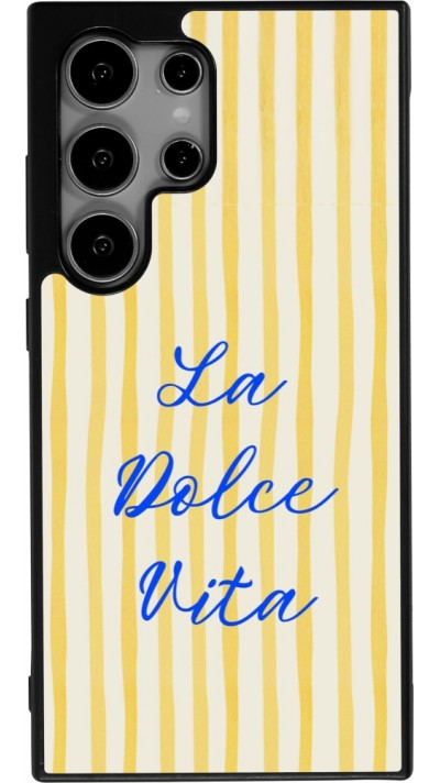 Coque Samsung Galaxy S24 Ultra - Silicone rigide noir The good life 2026