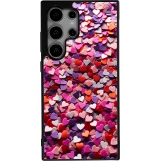 Coque Samsung Galaxy S24 Ultra - Silicone rigide noir Valentine 2025 Confetti