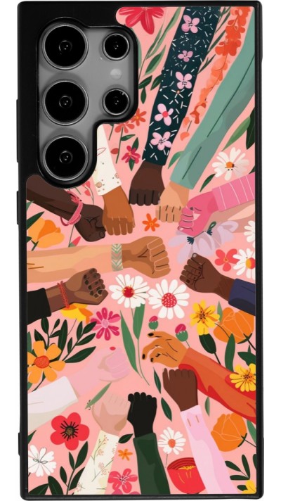 Coque Samsung Galaxy S24 Ultra - Silicone rigide noir Womens day 2026 8