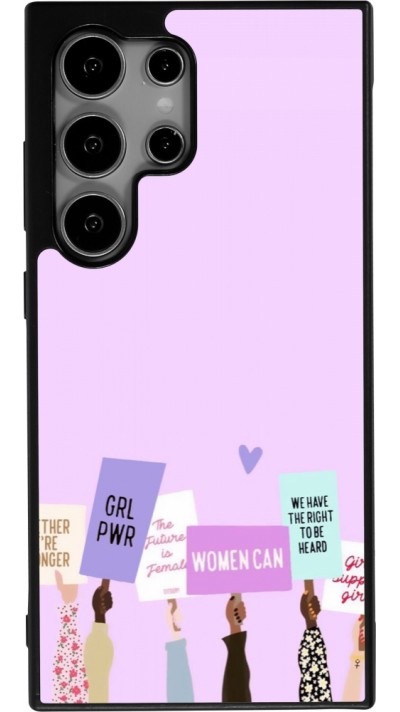 Coque Samsung Galaxy S24 Ultra - Silicone rigide noir Womens day 2026 9