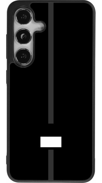 Coque Samsung Galaxy S25 - Silicone rigide noir Canton FR noir