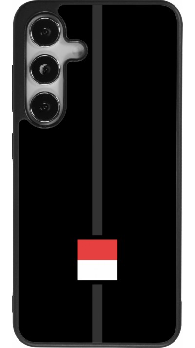 Coque Samsung Galaxy S25 - Silicone rigide noir Canton SO noir