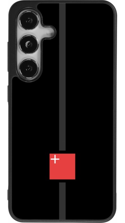 Coque Samsung Galaxy S25 - Silicone rigide noir Canton SZ noir