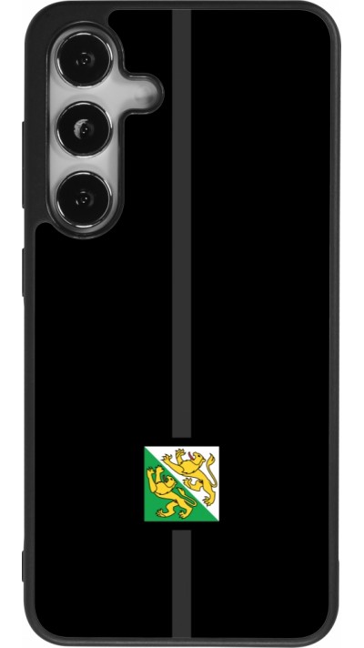 Coque Samsung Galaxy S25 - Silicone rigide noir Canton TG noir