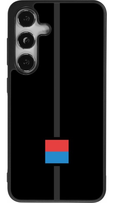Coque Samsung Galaxy S25 - Silicone rigide noir Canton TI noir