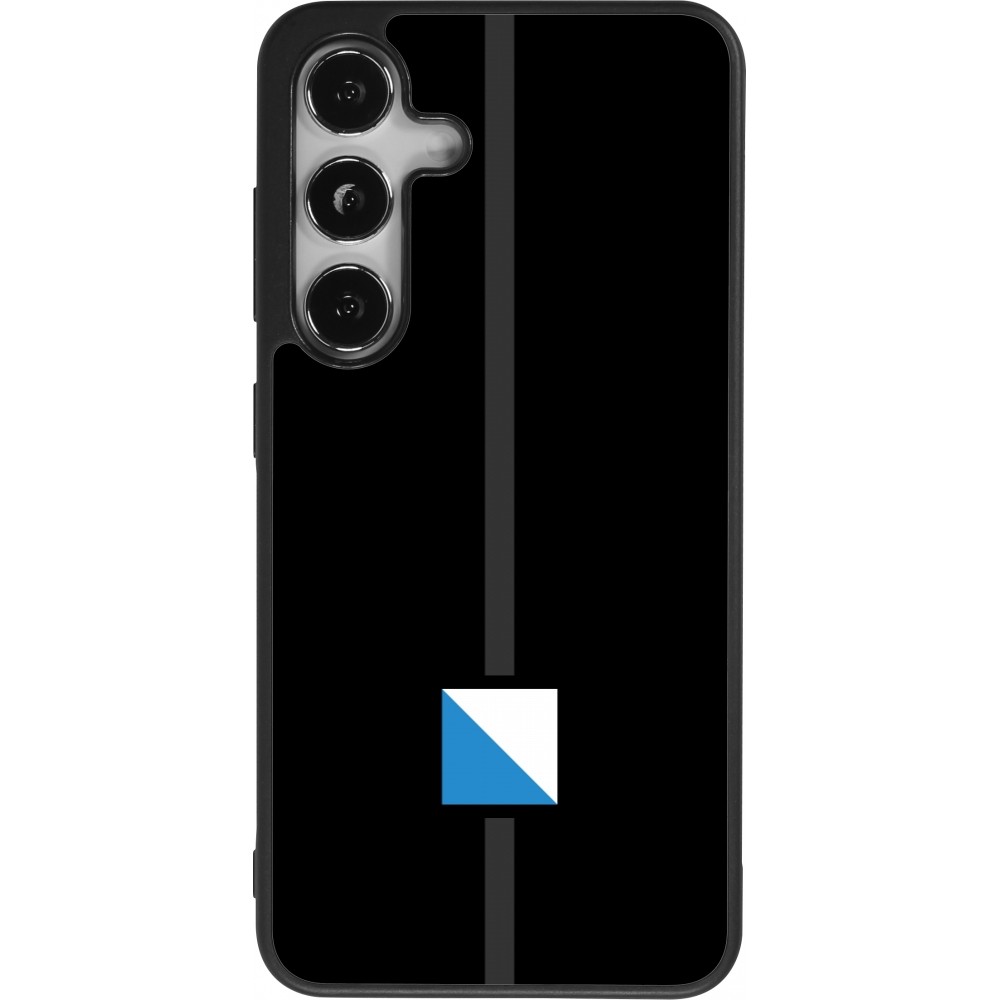 Coque Samsung Galaxy S25 - Silicone rigide noir Canton ZH noir