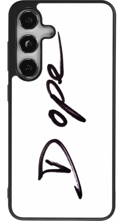 Coque Samsung Galaxy S25 - Silicone rigide noir Dope
