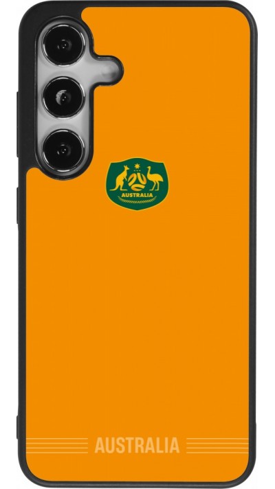 Samsung Galaxy S25 Case Hülle - Silikon schwarz Australien 2026 personalisierbares Fussballtrikot