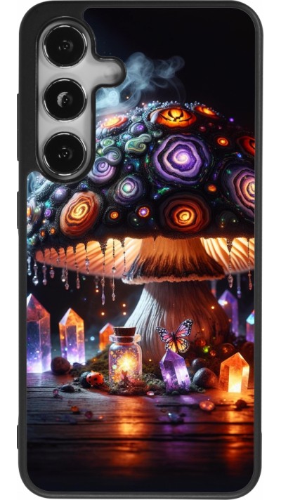 Samsung Galaxy S25 Case Hülle - Silikon schwarz Halloween Zaubertrank Magie