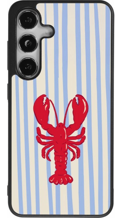 Coque Samsung Galaxy S25 - Silicone rigide noir Red lobster 2026