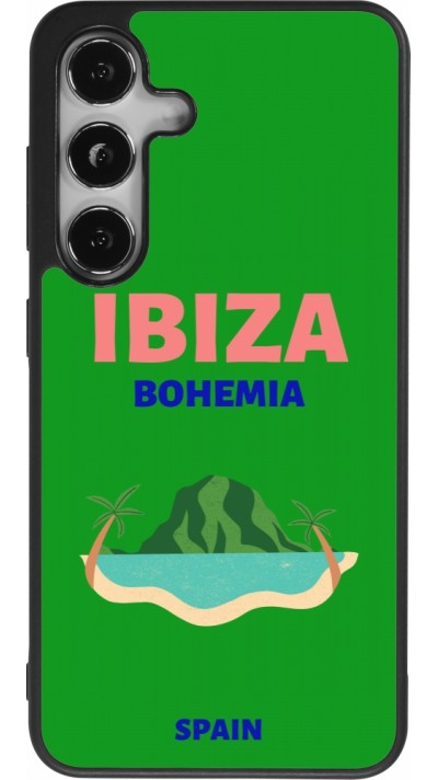 Coque Samsung Galaxy S25 - Silicone rigide noir Pop Summer Destination Ibiza