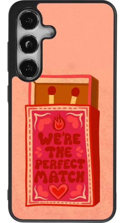 Samsung Galaxy S25 Case Hülle - Silikon schwarz Saint Valentines Day 26 Perfect Match