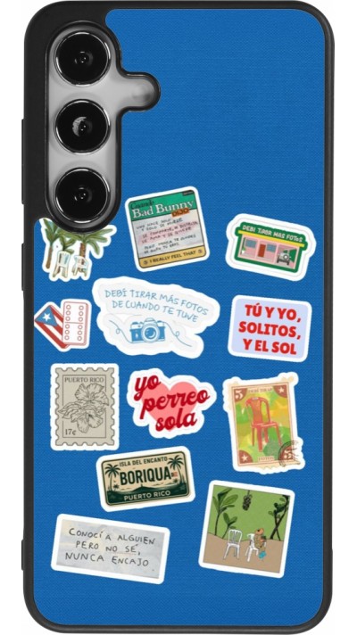 Samsung Galaxy S25 Case Hülle - Silikon schwarz Seals of the Dominican Republic DTMF