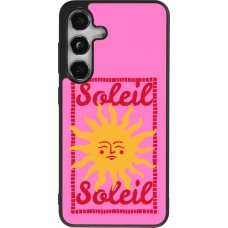 Coque Samsung Galaxy S25 - Silicone rigide noir Sun sun 2026