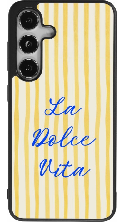 Coque Samsung Galaxy S25 - Silicone rigide noir The good life 2026
