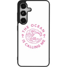 Samsung Galaxy S25 Case Hülle - Silikon schwarz The Ocean is calling me